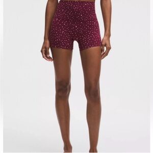 lululemon Align High Rise Short 4” Scattered Heart Size 0 2 4 6 8 10